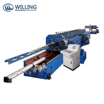 Building material stores cold rolled aluminum c purlin used metal roll forming machine