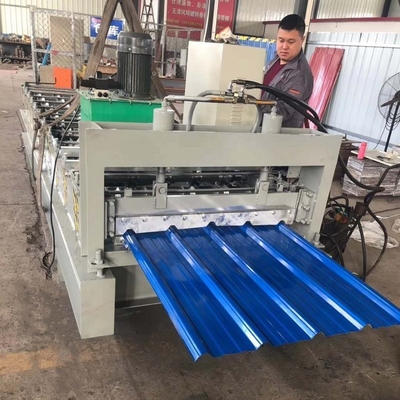 Hotels Single Layer Tile Roof Sheet Tile Press Making Line Sheet Roofing Panel Machine Roll Forming Machinery