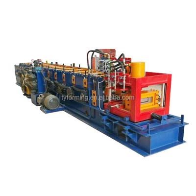 Hotels High Standard Steel Purlin C Channel Roll Forming Machine For Building Material