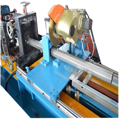 Easy Operation Roller Shutter Door 60mm Octagon Shaft Steel Pipe Roll Forming Machine